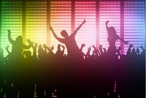 People silhouettes Stock-Illustration