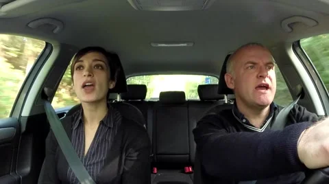 People Singing Song In Car Man And Stock Video Pond5