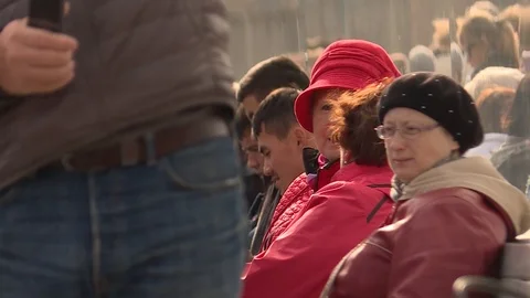 People sitting 스톡 동영상 97595058