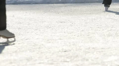 People on the skates Video stock 10719013