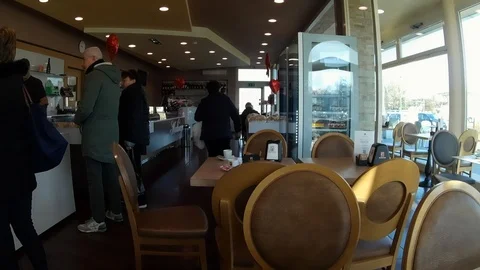 People sleeping in a bar Stock Footage 102888041