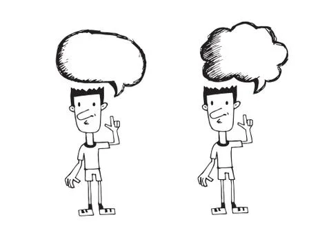 People  Speech Bubble dialog Stock Illustration