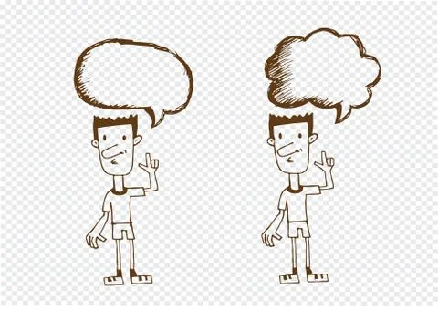 People  Speech Bubble dialog Stock Illustration