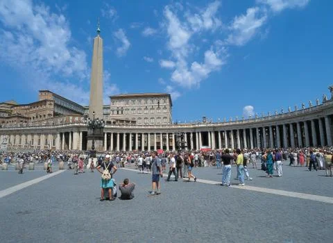 People in square Stock Photos