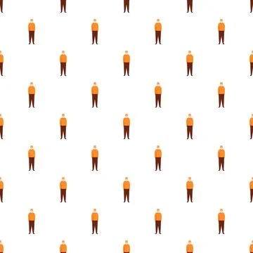 People standing in pattern showing unity and community Stock Illustration