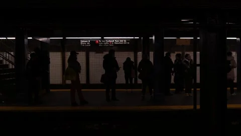 People in station Stock Footage 240353350