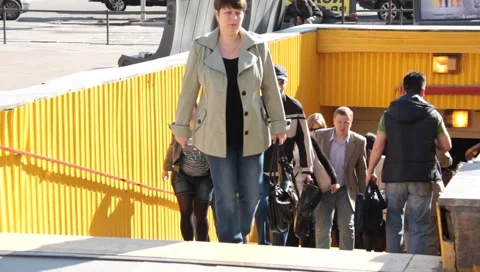People on the street Stock Footage 5209864