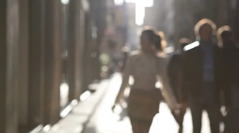  People on the street Stock Footage 23734989