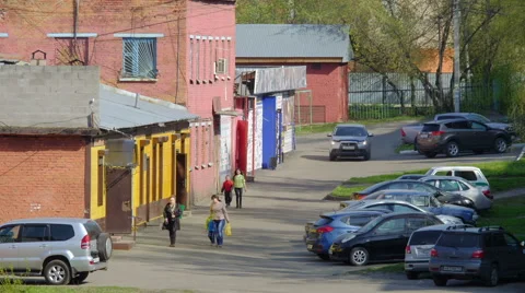People on the street, Timelapse Stock Footage 62860658