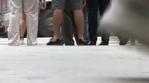 People in street,  walking Stock Footage 48755552