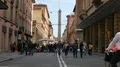 People on streets of Bologna, Italy HD Footage
