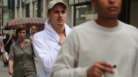 People on the streets of Brussels 22 (Editorial) Stock-Footage 325967427
