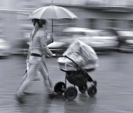 People on the streets of the city Stock Photos