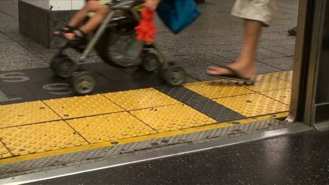People in the subway Stock Footage 99749804