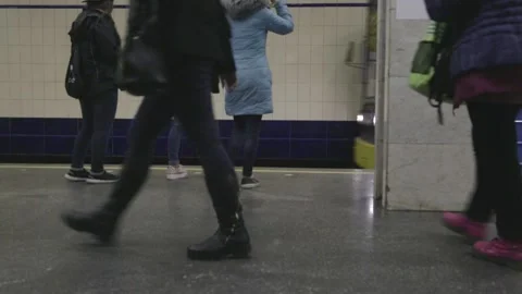 People in the subway Stock Footage 130823992