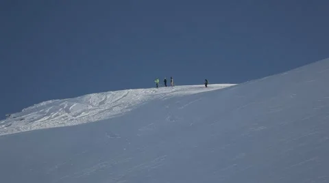 People on the summit Stock Footage 46143598