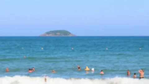 People swimming in the ocean Stock Footage 327085641