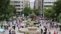 People on Syntagma Square in Athens, Greece HD Footage