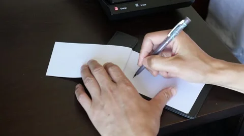 People taking notes Stock Footage 54913825