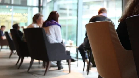 People talk in cafe Video stock 40388692