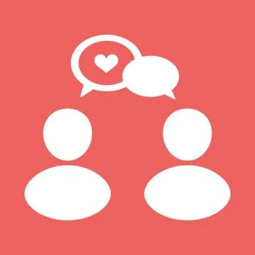 People talk icon Stock Illustration