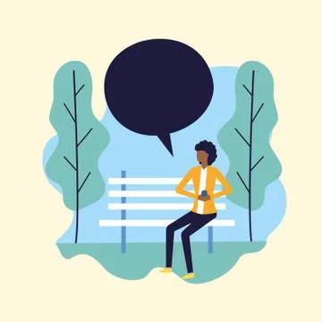 People talking bubble Stock Illustration
