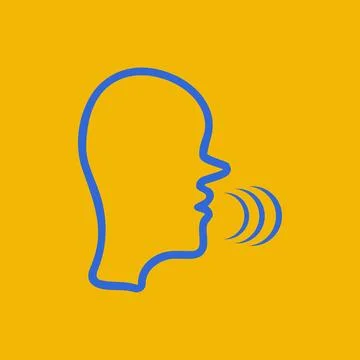 People Talking Icon Vector Illustration for Communication, Chat, Discussion.. Stockillustratie