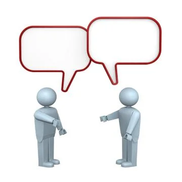 People talking Stockillustratie