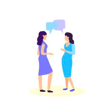 People Talking Stock Illustration