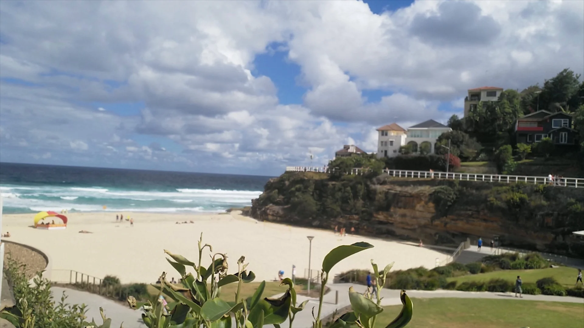 People At Tamarama Beach On A Sunny Sum Stock Video Pond5