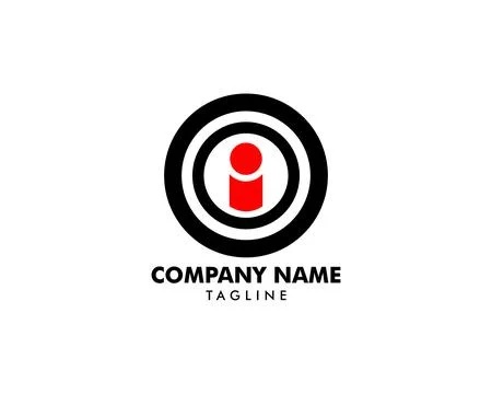 People Target Icon Logo Design Element Stock Illustration