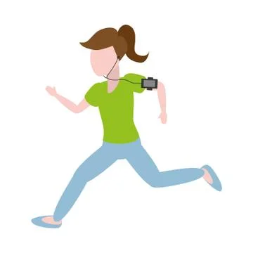 People tech device Stock Illustration