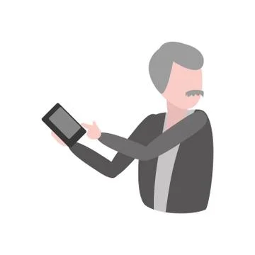 People tech device Illustrazione stock