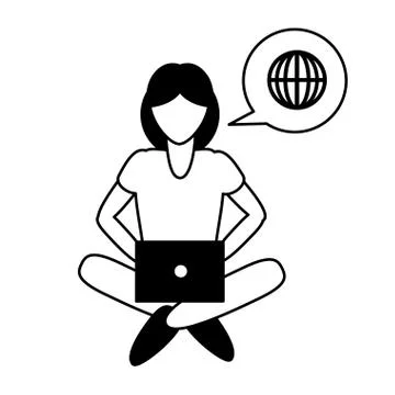 People tech device 스톡 일러스트