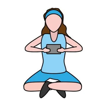 People tech device Stockillustratie