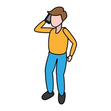 People tech device Illustrazione stock