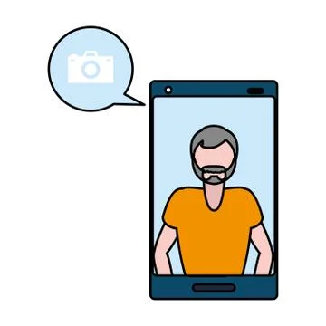 People tech device Stockillustratie