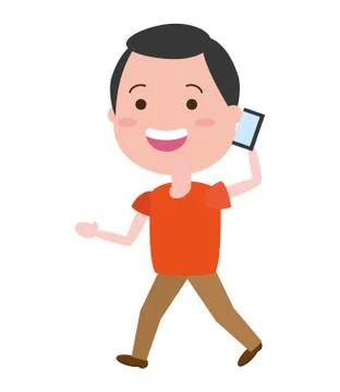 People tech device Stock Illustration