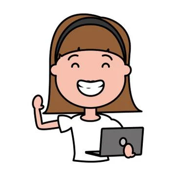 People tech device イラスト素材