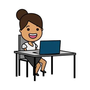 People tech device Stock Illustration