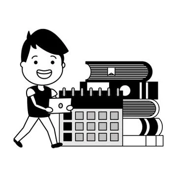 People tech device Stock Illustration