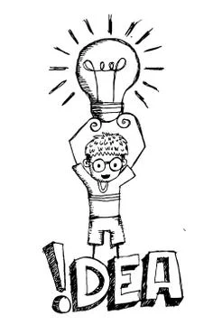 People Thinking Idea Stock Illustration