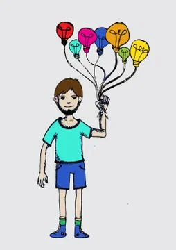 People Thinking Idea Stock Illustration