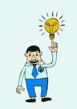 People Thinking Idea 스톡 일러스트
