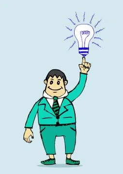 People Thinking Idea 스톡 일러스트