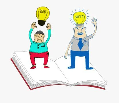 People Thinking Idea Stock Illustration