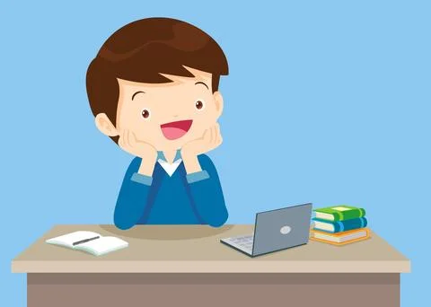 People thinking sitting and rest chin in hands 12 Illustrazione stock