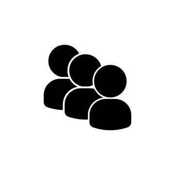 People, three avatars icon. Element of a group of people icon. Premium quality Illustrazione stock