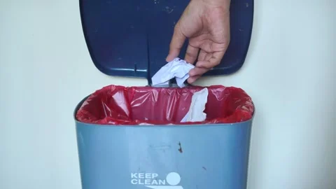 People throwing garbage in its place Stock Footage 322205481