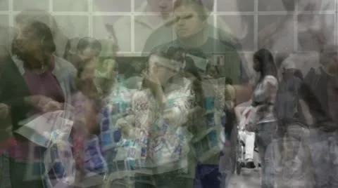 People Time Lapse Stock Footage